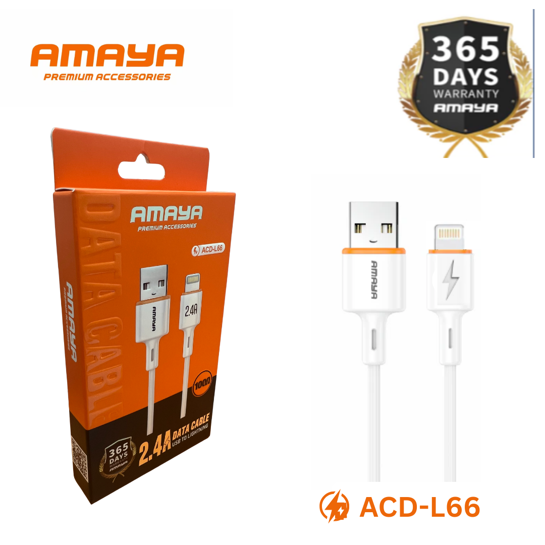 ACD-L66 Lightning 2.4A Data Cable – Fast Charging & Reliable Transfer