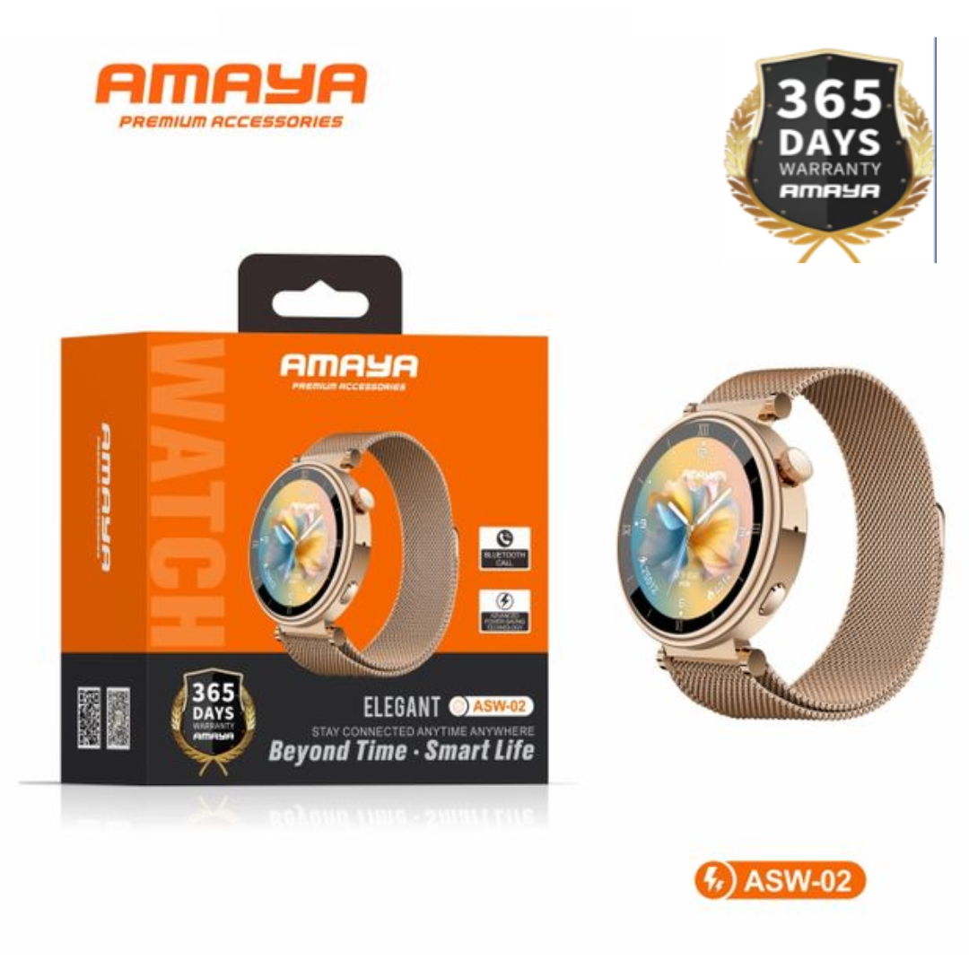 Amaya ASW-02 Smartwatch – Smart, Stylish & Powerful