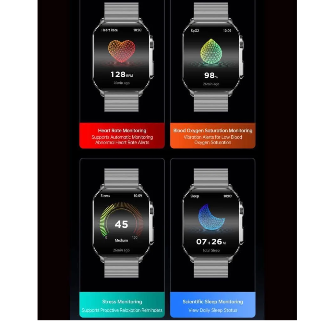 Amaya Pro AMOLED ASW-07 Smartwatch – Big Display, Bold Performance