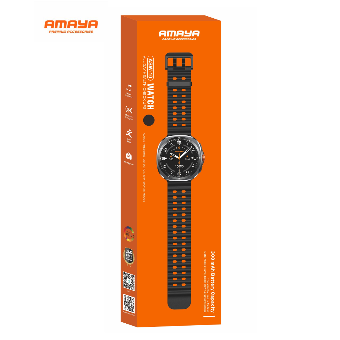Amaya ASW-10 Smartwatch – Elevate Your Lifestyle with Smart Connectivity