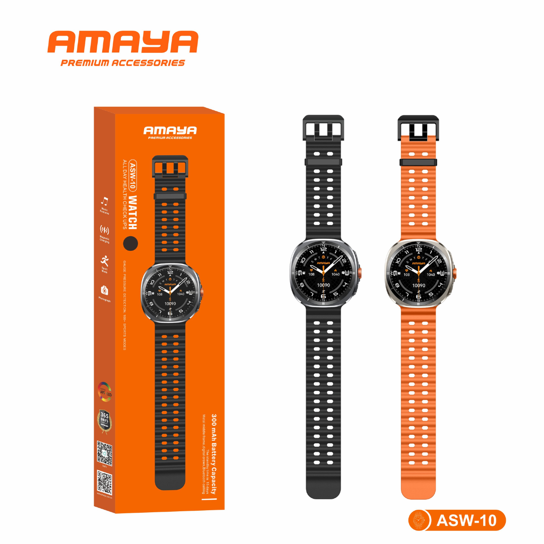 Amaya ASW-10 Smartwatch – Elevate Your Lifestyle with Smart Connectivity
