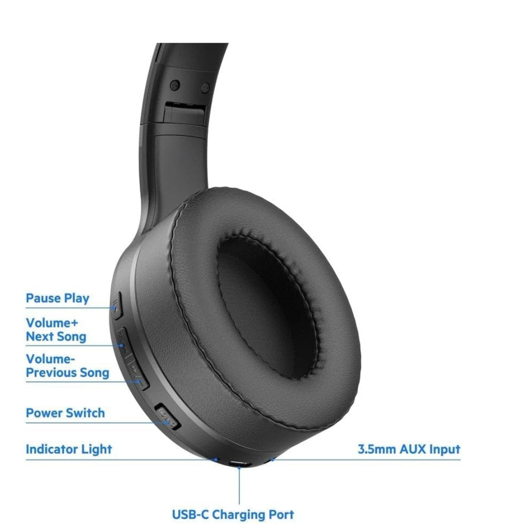 BUDI Wireless Stereo Headphones Foldable EP52B