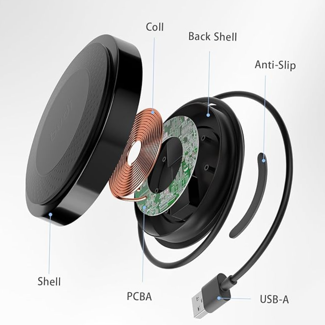 Wireless Charging Wall Charger – 15W/10W Fast Charging