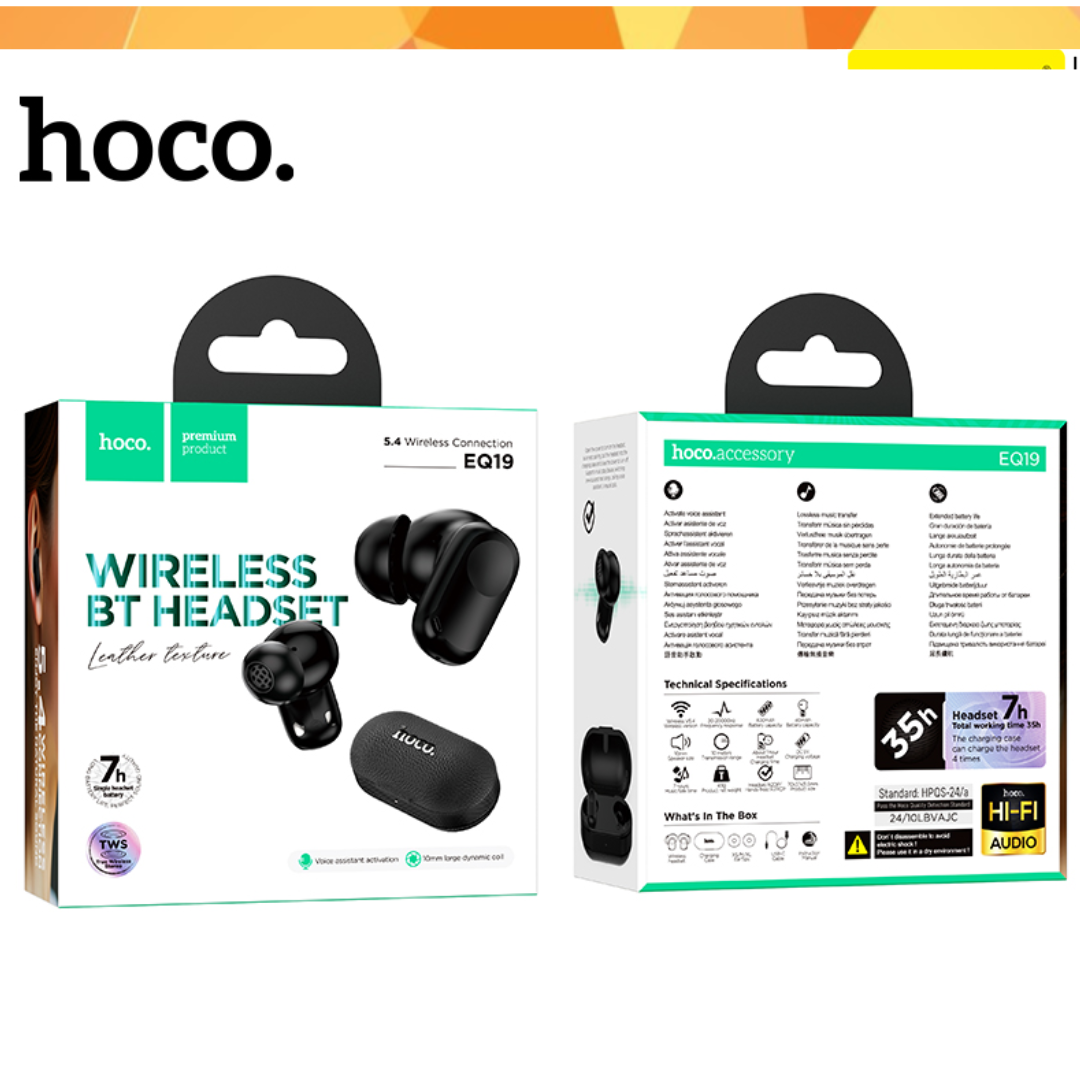 HOCO EQ19 WIRELESS BLUETOOTH BUDS