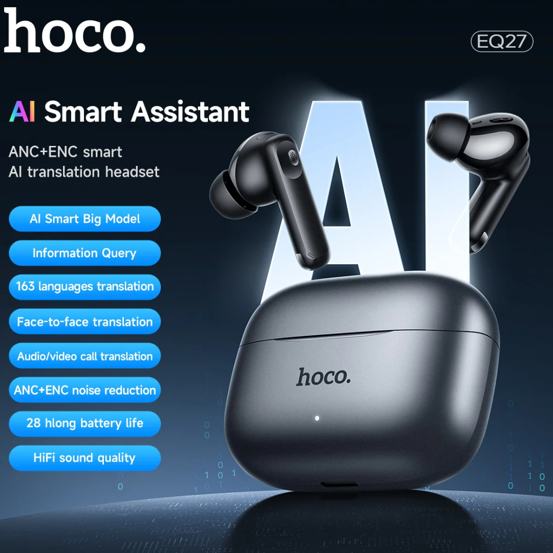 HOCO EQ27 AI TRANSLATION  EARBUDS - ANC+ENC