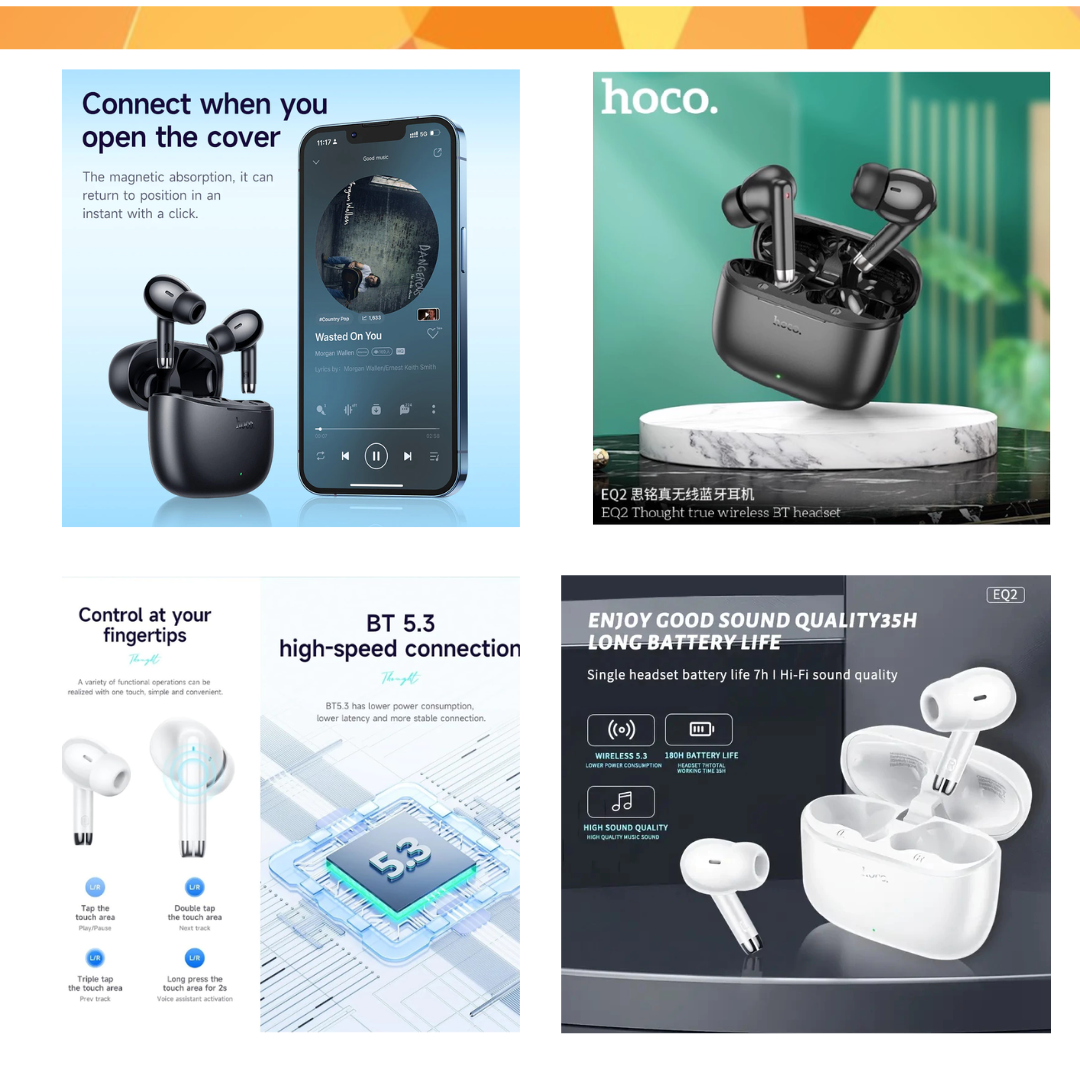 HOCO EQ2 TWS EARBUDS