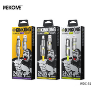 Kinkong WDC-51 4-in-1 Super Fast Charging Data Cable (240W)