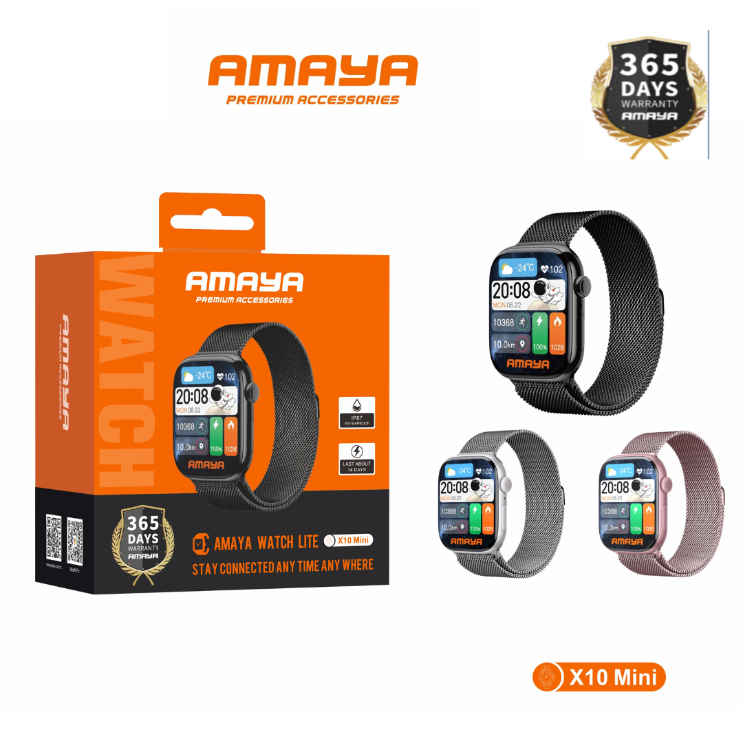 Amaya Watch Lite X10 Mini – Stay Connected Anytime, Anywhere