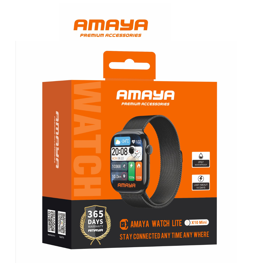 Amaya Watch Lite X10 Mini – Stay Connected Anytime, Anywhere