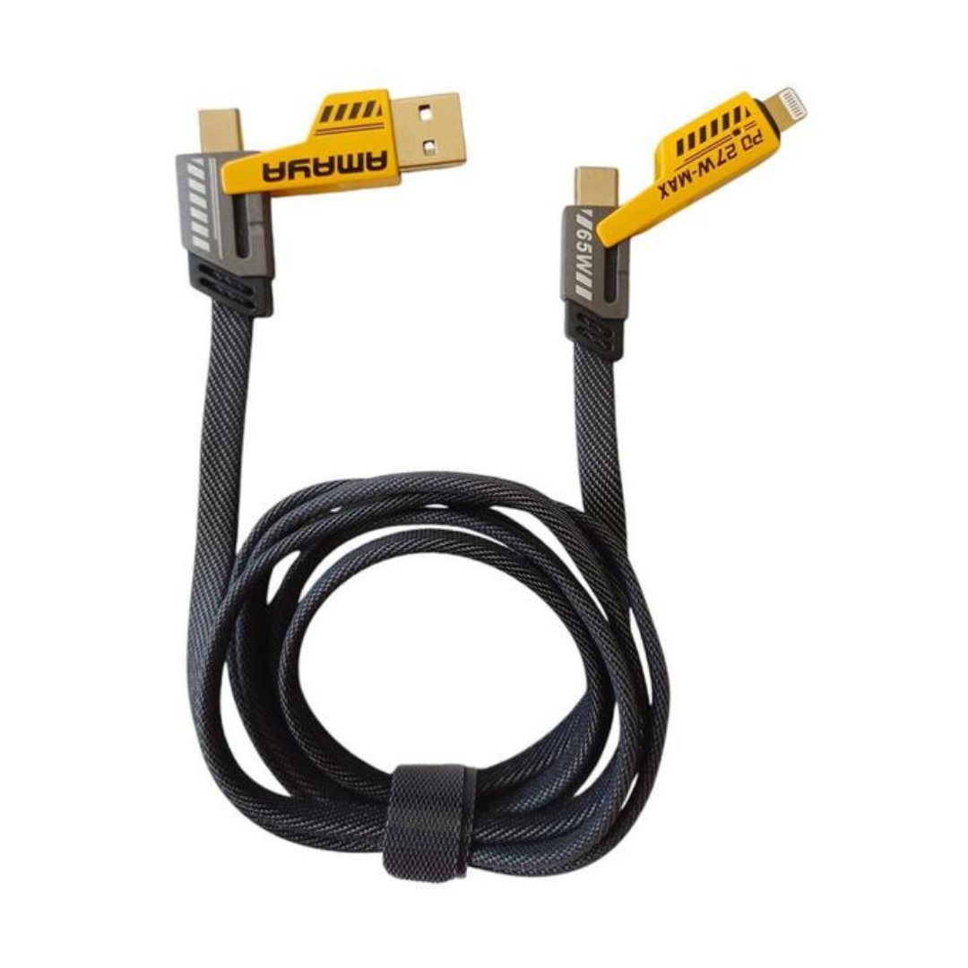 Amaya ACD-X51 Data Cable – Super Fast Charging 4-in-1 Knife King