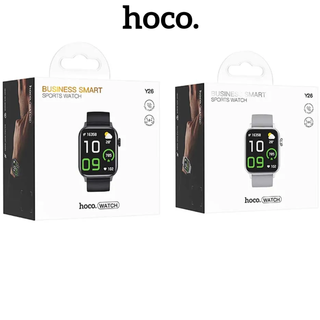 Hoco Y26 Smart Sports Watch – Smart, Stylish & Fitness Ready