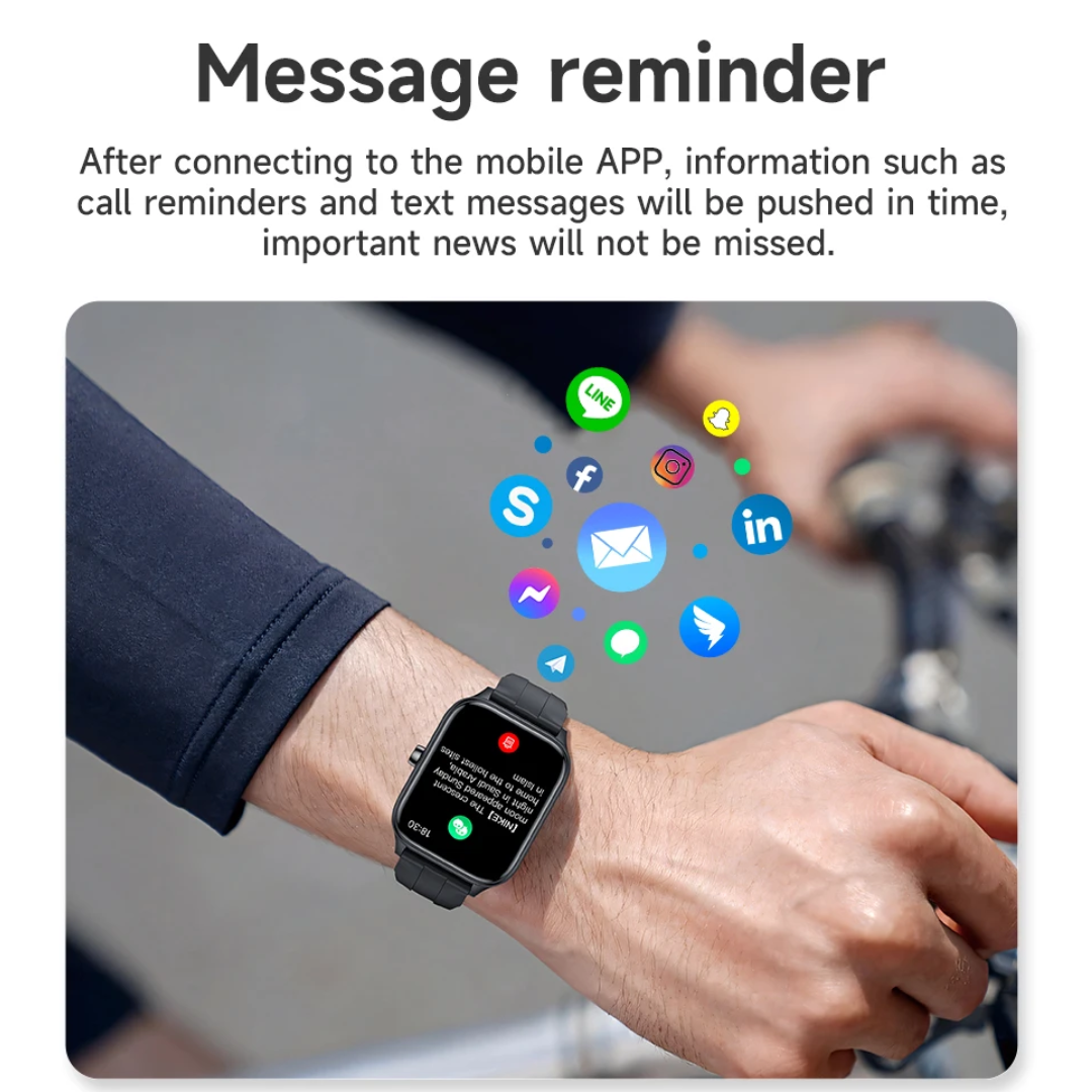 HOCO Y27 Smartwatch – Style, Health & Smart Living